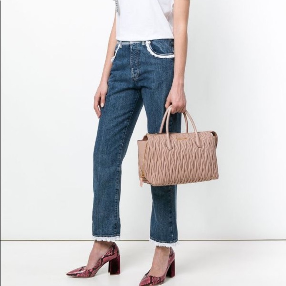 Authentic MiuMiu Nappa Leather Handbag - Picture 5 of 15